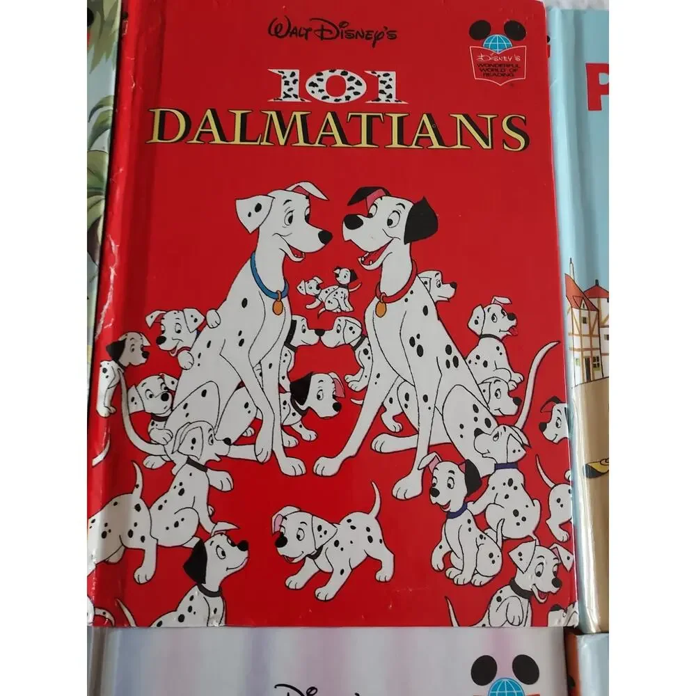 Wonderful World Of Reading Disney Lot Of 10 Books Bambi Aladdin Pinocchio Mermid